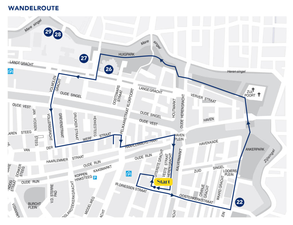Wandelroute Open Monumentendagen Leiden