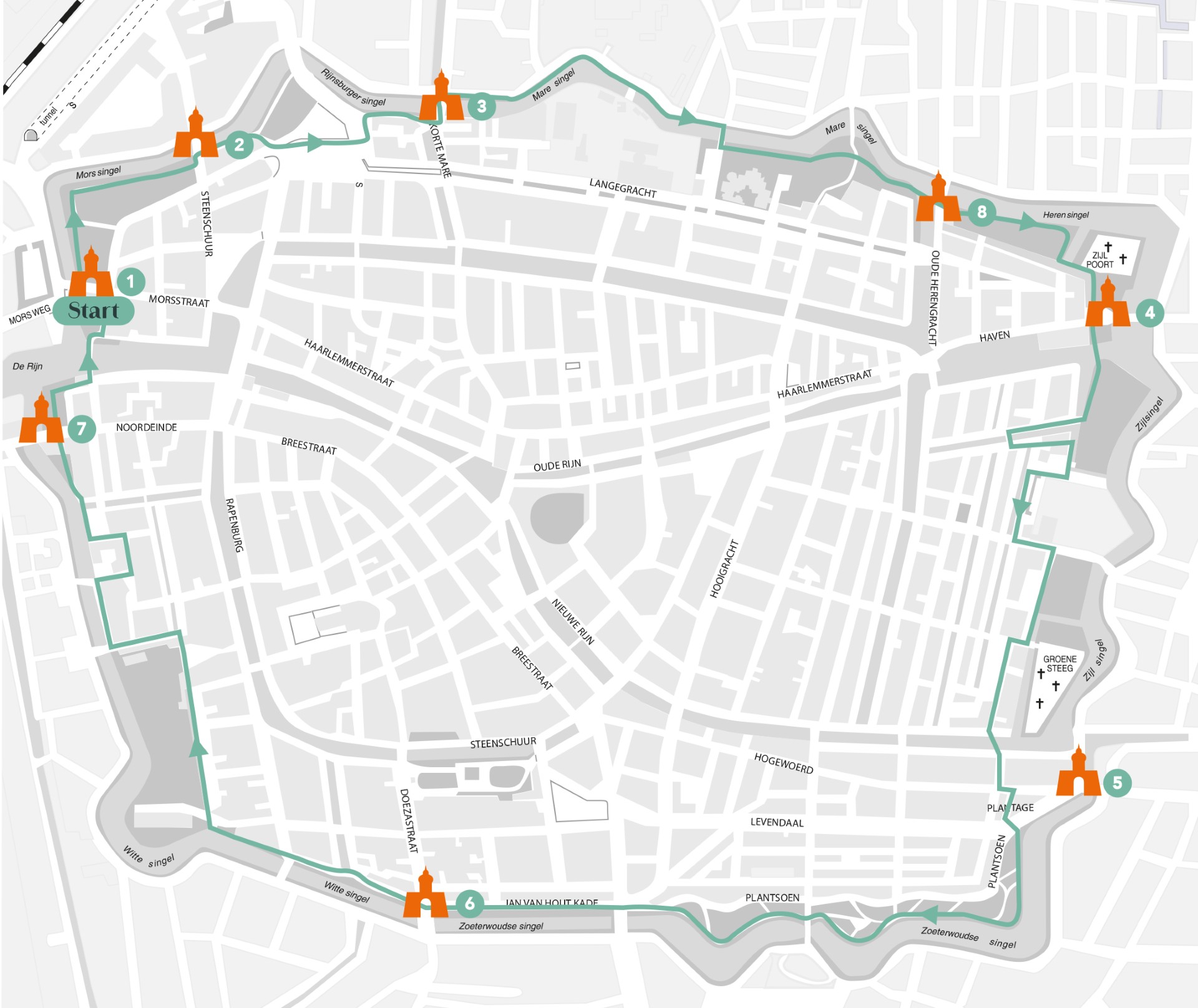 Wandelroute OMD-Leiden 2026